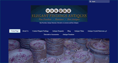 Desktop Screenshot of elegantfindingsantiques.com